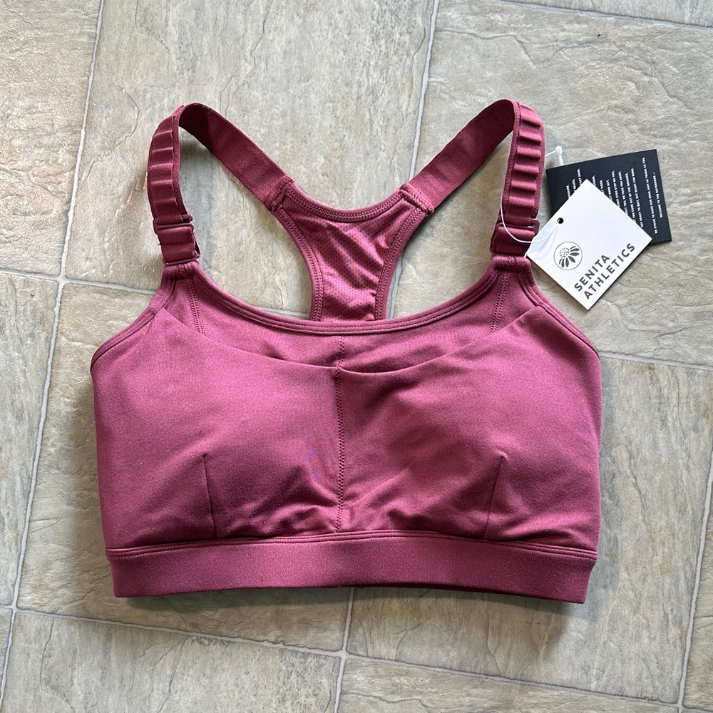 Senita Athletics Dusty Rose Sports Bra